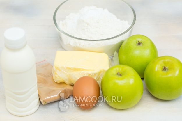 Пушистое кефирное печенье с яблочной начинкой — простое решение уютного десерта