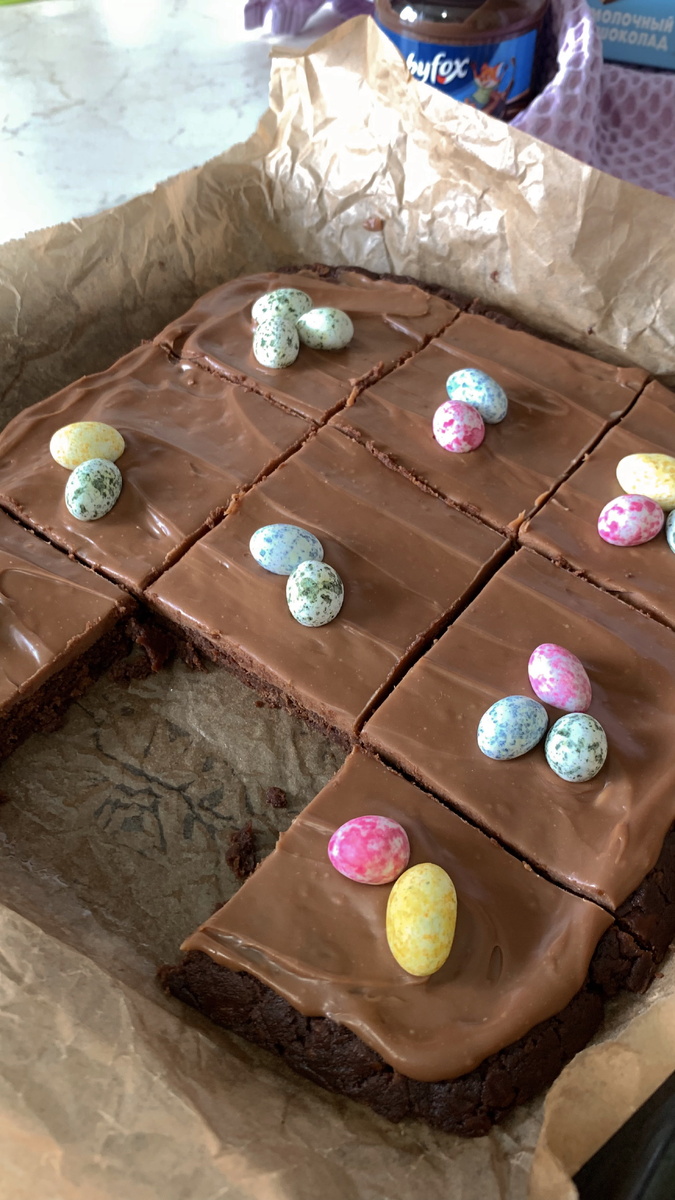 Нежный брауни без выпечки: просто и вкусно