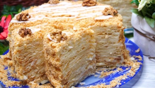 Торт Наполеон в новом свете: простой и вкусный рецепт пломбирного торта