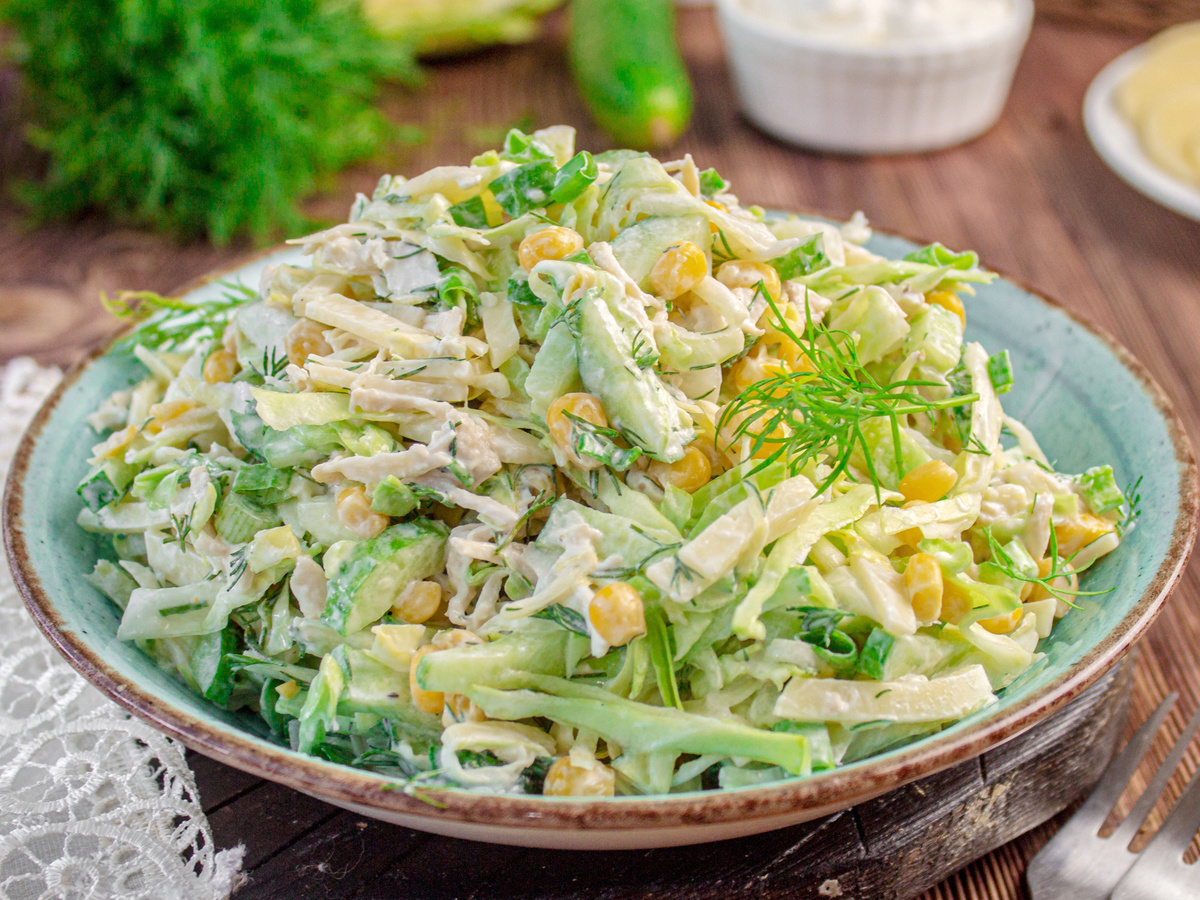 Летний салат для жары: лёгкость и свежесть в каждой порции