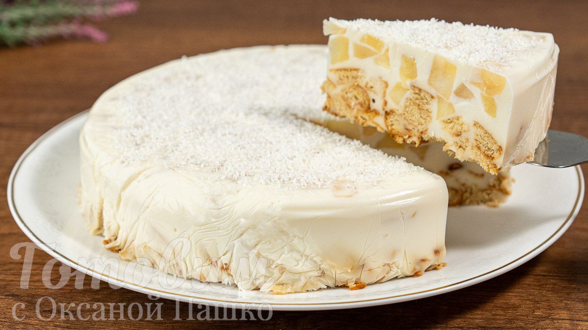 Десерт мечты: торт без выпечки с яблоками и карамелью