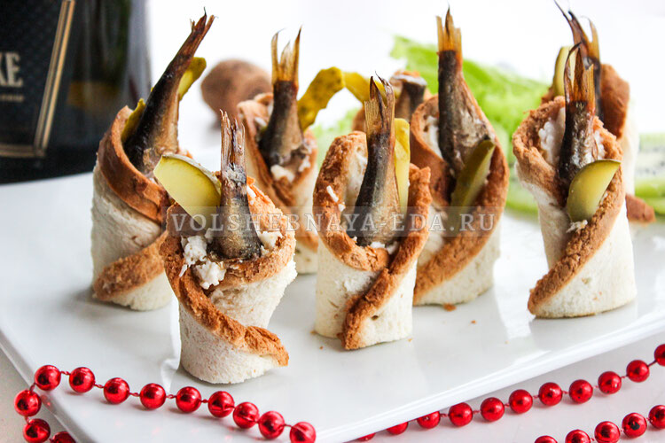 Привлекательные конвертики со шпротами: идеальная закуска к празднику