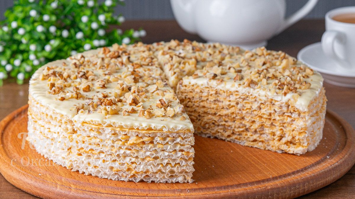 Вафельный торт без выпечки: волшебный вкус детства