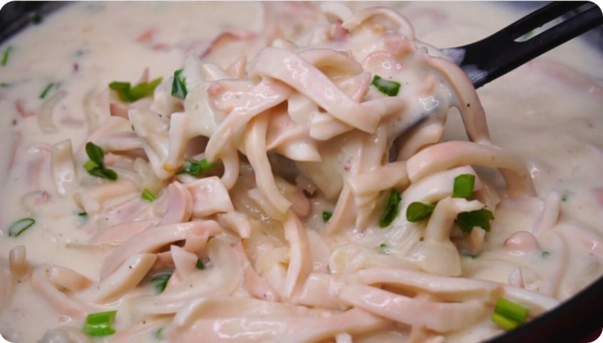 Нежные кальмары за считанные минуты: идеальный ужин с ароматным соусом