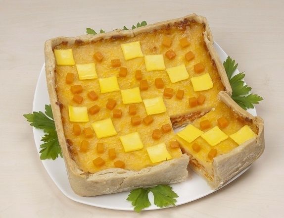 Нежный тыквенно-сырный пирог для гурманов