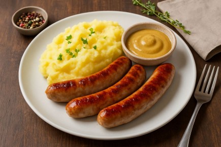 Гастрономическое приключение: немецкие колбаски и картофельное пюре