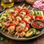 Ароматный шашлык из курицы: легкий рецепт на кухне