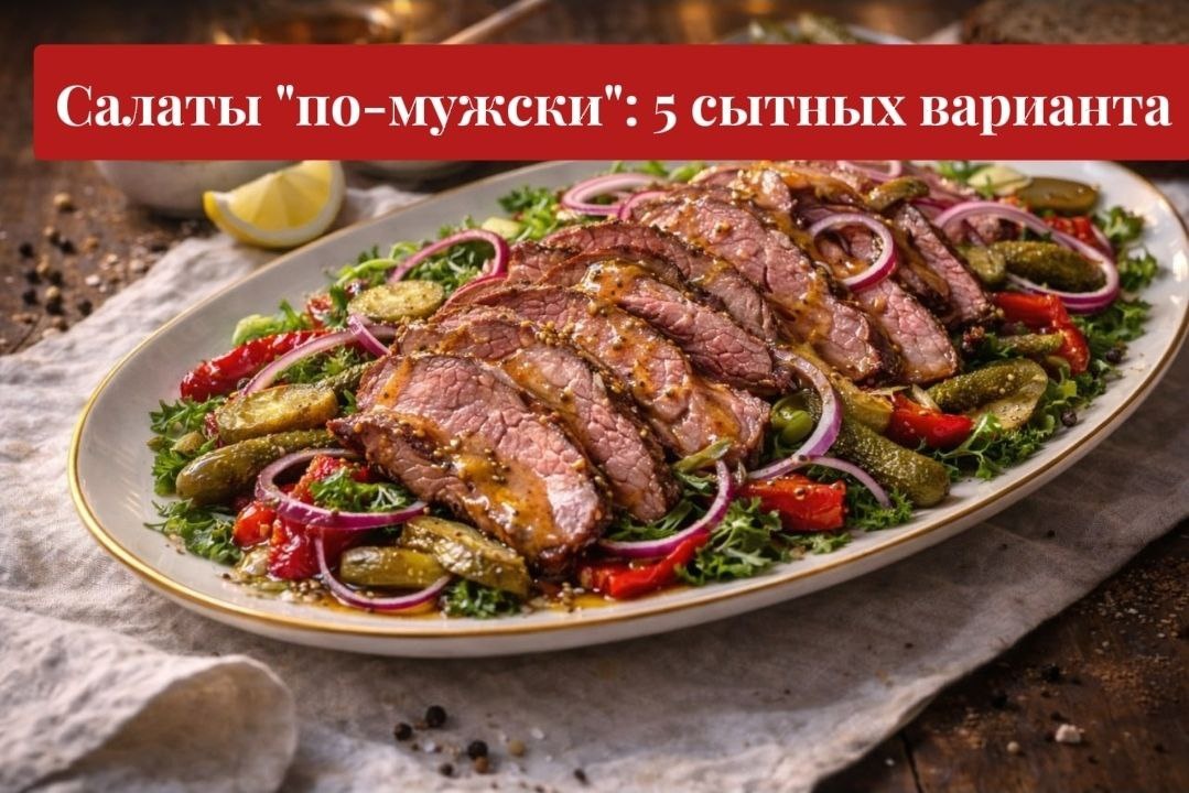 Сытные салаты к 23 февраля: создайте атмосферу праздника
