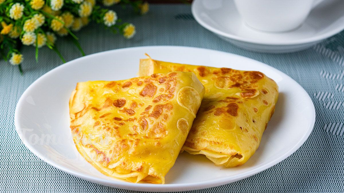 Сладкие блинчики с яблоками: просто, быстро и вкусно