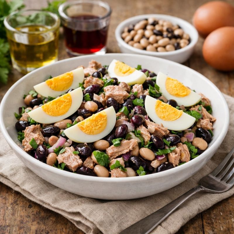 Легкий салат с тунцом без майонеза: быстрый и вкусный рецепт